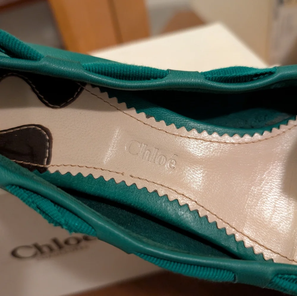 Chloe Lex Flats Size 9 - Picture 6 of 8